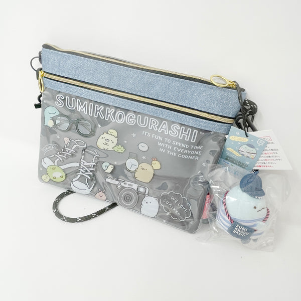 2020 Tokage Tenori Plush & Crossbody Bag - Sumikkogurashi Collection Denim Factory