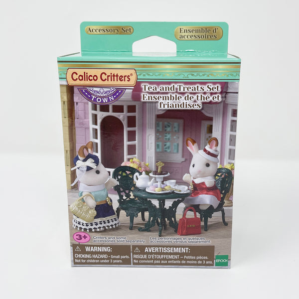 Tea & Treats Set with Patio & Chairs Furniture - Calico Critters - Town Theme