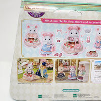 Sugar Sweet Collection Fashion Play Set Marshmallow Mouse - Calico Critters - Town Theme