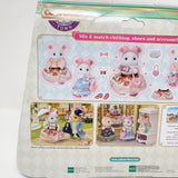 Sugar Sweet Collection Fashion Play Set Marshmallow Mouse - Calico Critters - Town Theme