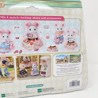 Sugar Sweet Collection Fashion Play Set Marshmallow Mouse - Calico Critters - Town Theme