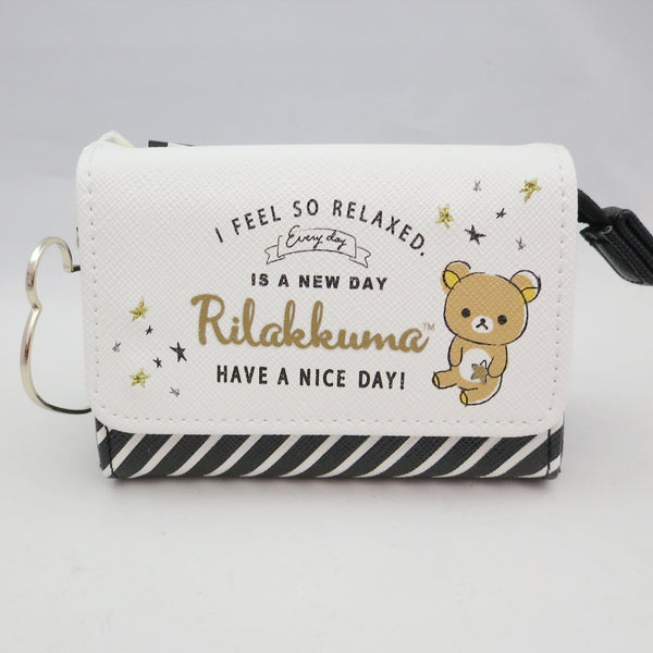 Black and White Mini Pouch - Rilakkuma Style Theme