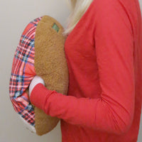 Sumikkogurashi Plaid Round Cushion