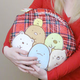 Sumikko Gurashi Plaid Round Cushion