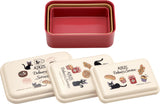 Kiki's Delivery Service Bento Lunch Box Food Container 3 Piece Set - Bakery Design - Studio Ghibli
