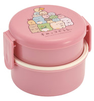 Sumikkogurashi Stackable Round Bento Lunch Box - Pink - San-X