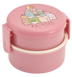 Sumikkogurashi Stackable Round Bento Lunch Box - Pink - San-X