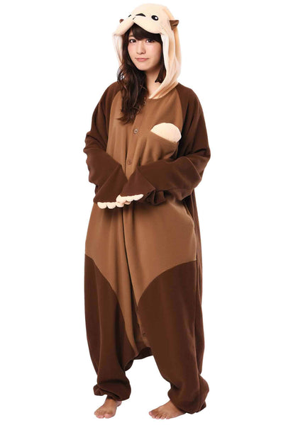 XL Sea Otter Plush Pajama Outfit - Christmas Winter Halloween
