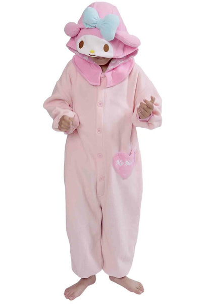 Kids My Melody Kigurumi Plush Pajama Onesie Outfit - Sanrio Halloween