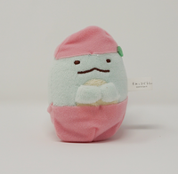 Peach Tokage Prize Plush Keychain - Sumikkogurashi Fruits Design San-X