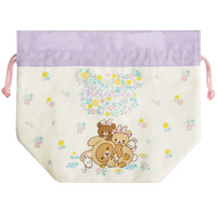 Bunny Design Insulated Drawstring Lunch Bag - Rilakkuma Bunny Theme