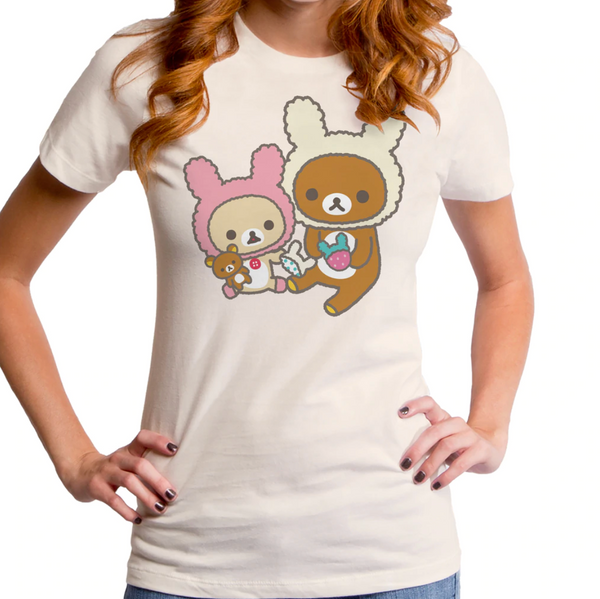Korilakkuma & Rilakkuma Bunnies T-Shirt - Rilakkuma Bunny Rabbit Theme San-X
