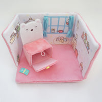 mini shirokuma dresser opens and is part of the set