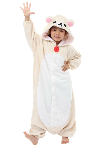 Kids Korilakkuma Kigurumi Plush Pajama Onesie Outfit Halloween