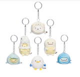 Sumikko Sea Animals Blind Box Plush Keychain - San-X Sumikkogurashi